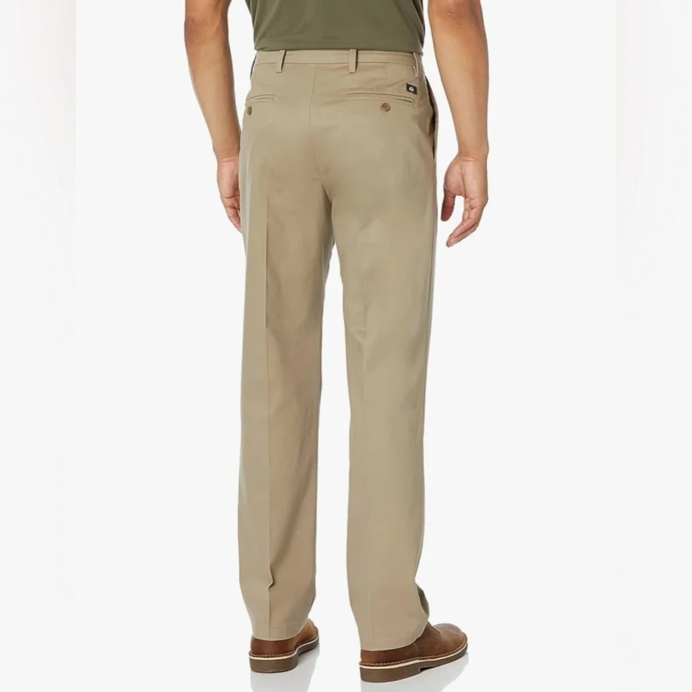 Dockers Signature Iron Free Khaki Straight Fit Stain Defender Pants Size 38x30